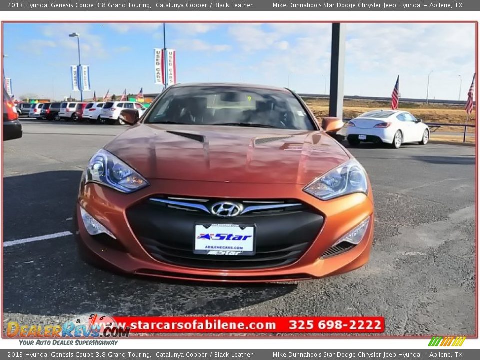 2013 Hyundai Genesis Coupe 3.8 Grand Touring Catalunya Copper / Black Leather Photo #10