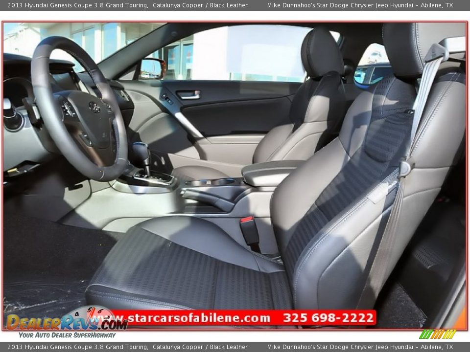 2013 Hyundai Genesis Coupe 3.8 Grand Touring Catalunya Copper / Black Leather Photo #12