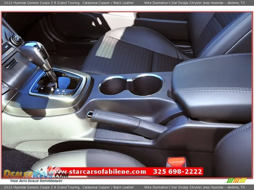 2013 Hyundai Genesis Coupe 3.8 Grand Touring Catalunya Copper / Black Leather Photo #17