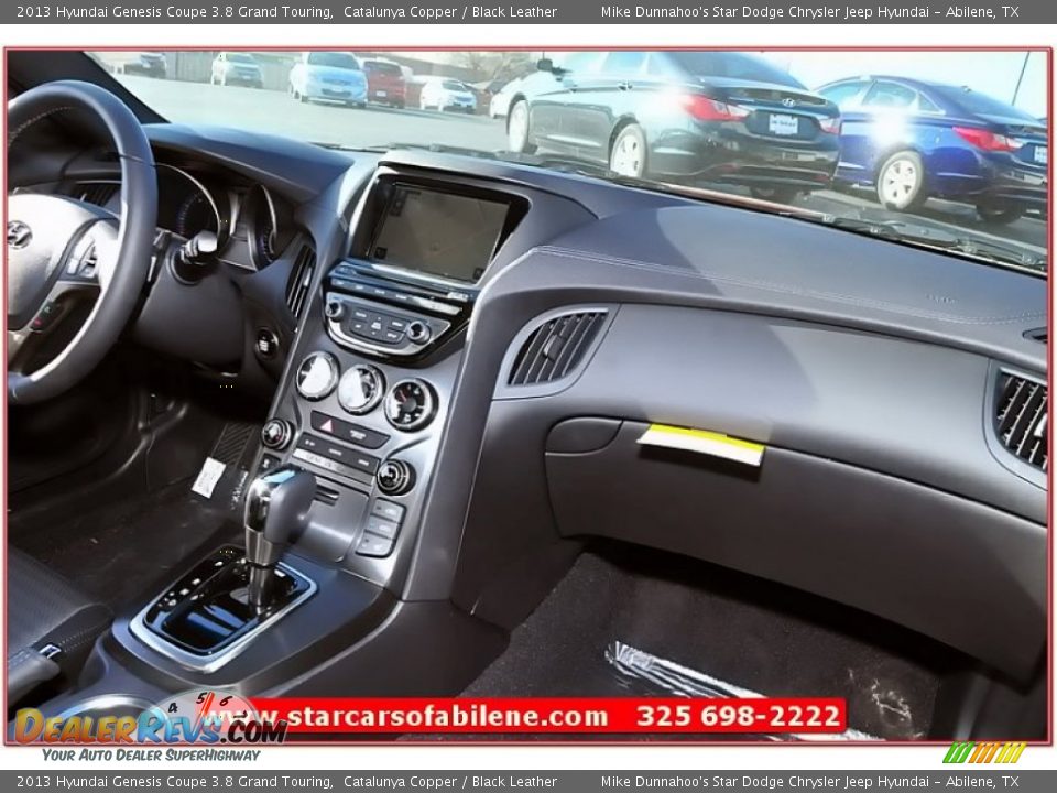 2013 Hyundai Genesis Coupe 3.8 Grand Touring Catalunya Copper / Black Leather Photo #24