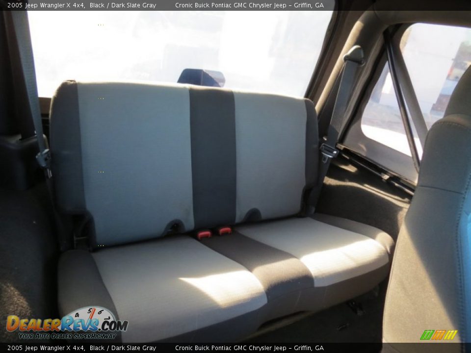 2005 Jeep Wrangler X 4x4 Black / Dark Slate Gray Photo #16