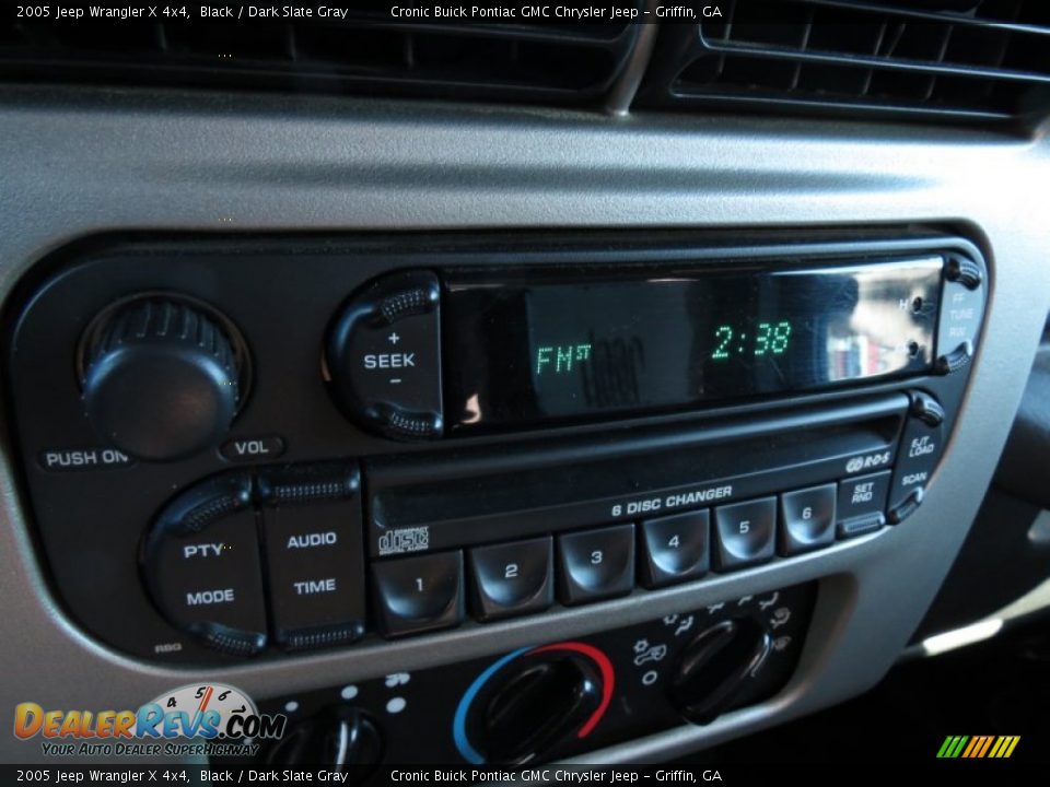 2005 Jeep Wrangler X 4x4 Black / Dark Slate Gray Photo #23