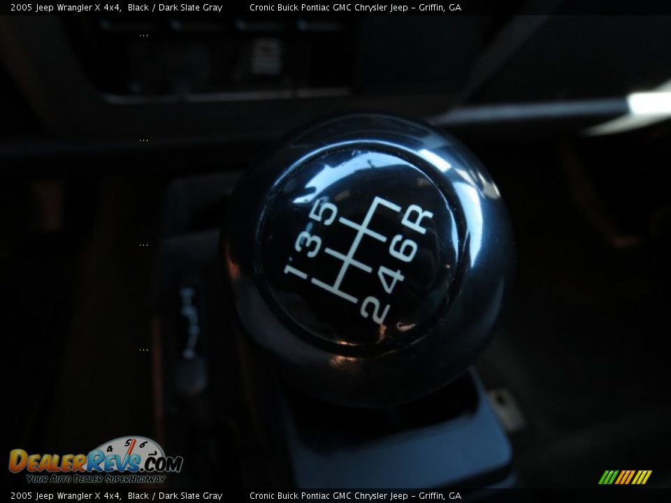2005 Jeep Wrangler X 4x4 Black / Dark Slate Gray Photo #24
