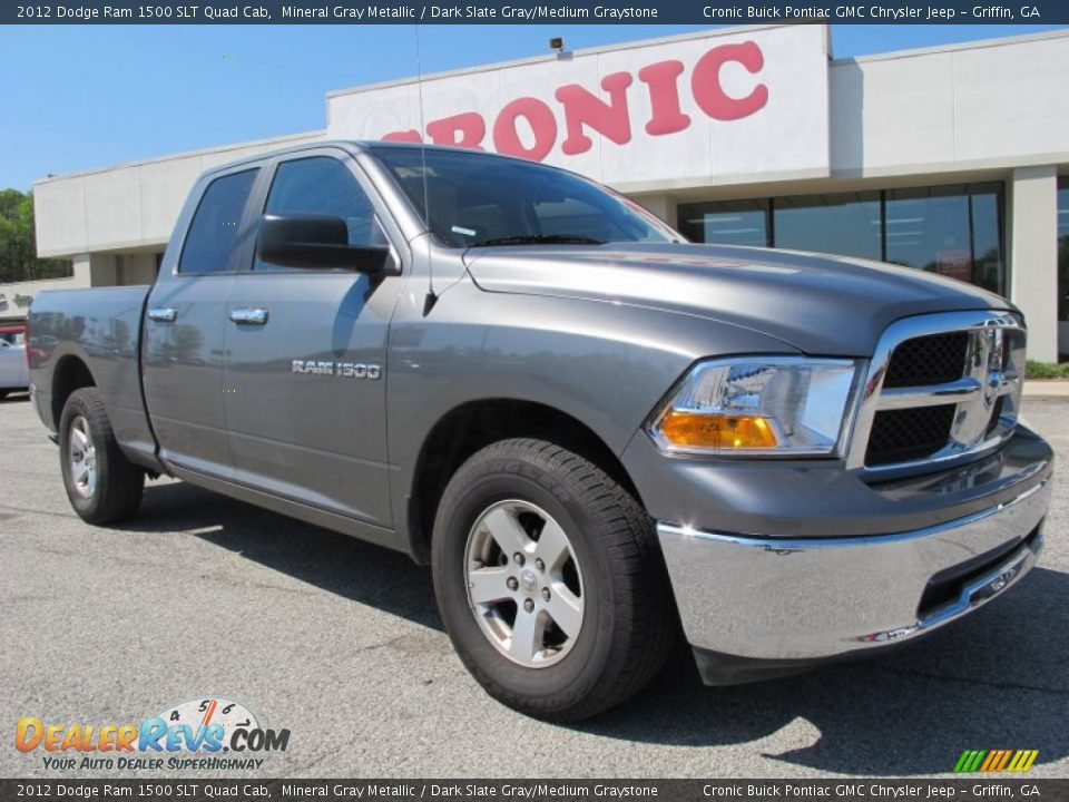 2012 Dodge Ram 1500 SLT Quad Cab Mineral Gray Metallic / Dark Slate Gray/Medium Graystone Photo #1