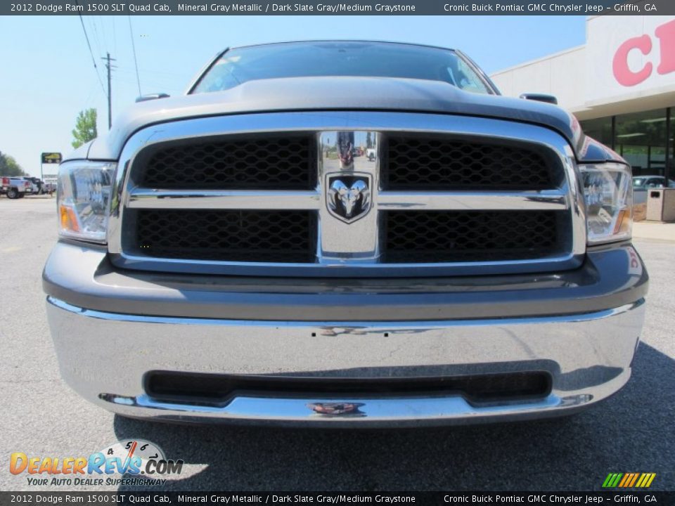 2012 Dodge Ram 1500 SLT Quad Cab Mineral Gray Metallic / Dark Slate Gray/Medium Graystone Photo #2