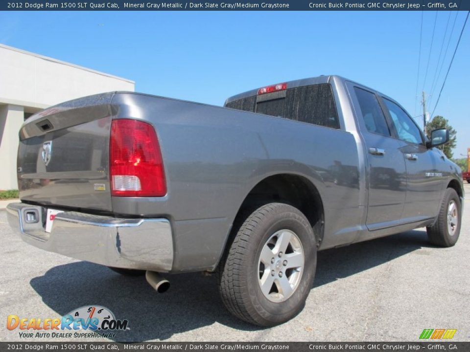 Mineral Gray Metallic 2012 Dodge Ram 1500 SLT Quad Cab Photo #7