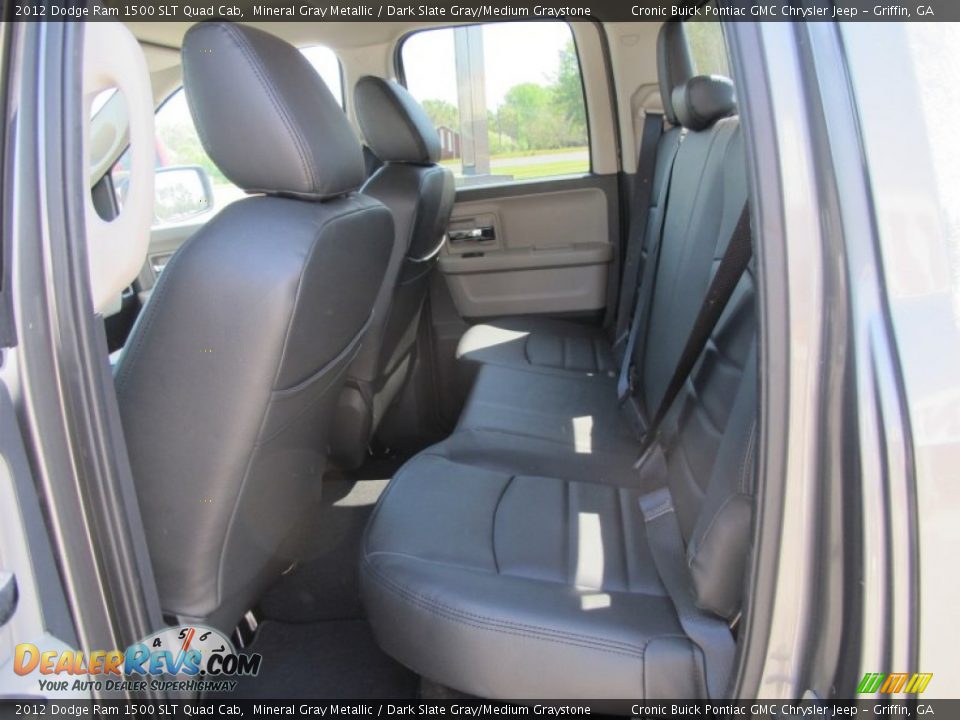 Rear Seat of 2012 Dodge Ram 1500 SLT Quad Cab Photo #11