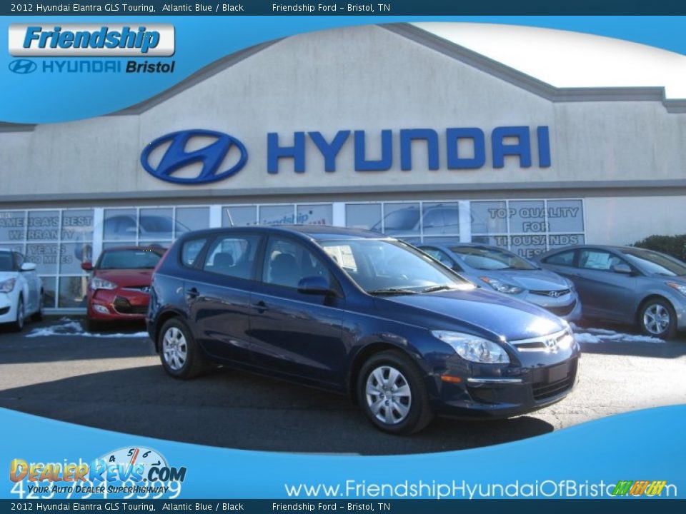 2012 Hyundai Elantra GLS Touring Atlantic Blue / Black Photo #1