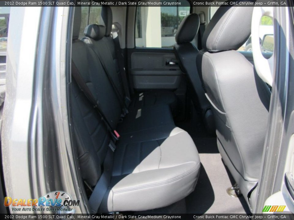 2012 Dodge Ram 1500 SLT Quad Cab Mineral Gray Metallic / Dark Slate Gray/Medium Graystone Photo #13