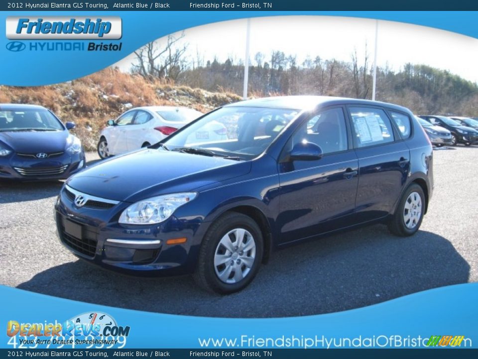 2012 Hyundai Elantra GLS Touring Atlantic Blue / Black Photo #3