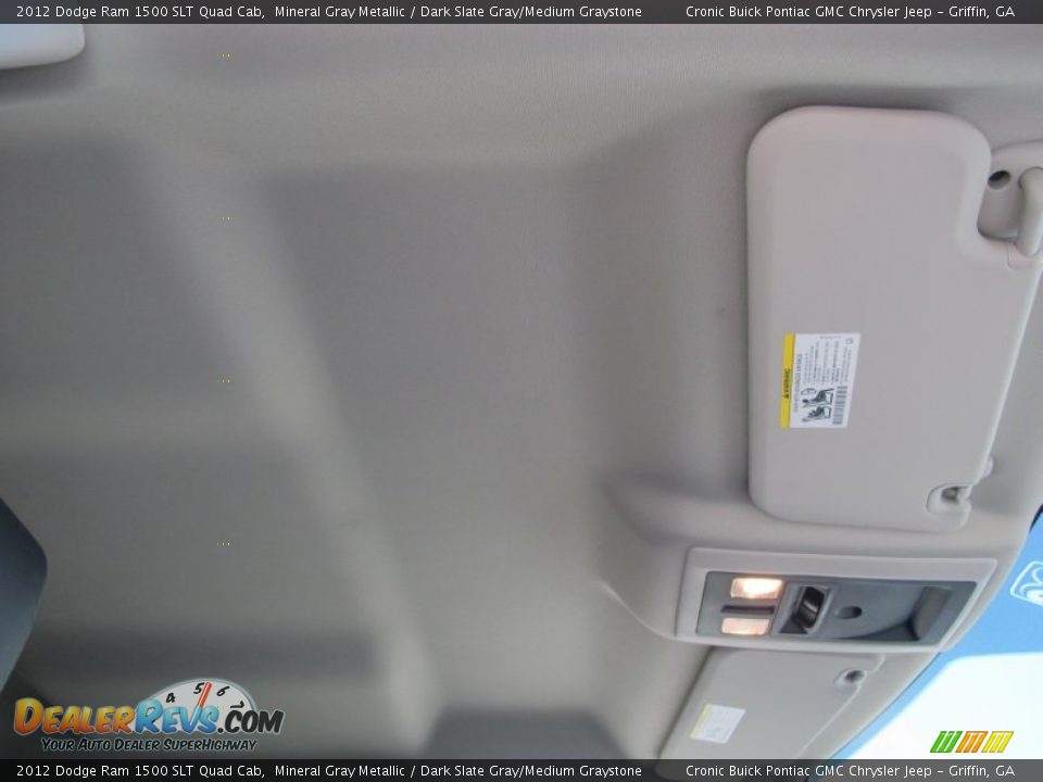 2012 Dodge Ram 1500 SLT Quad Cab Mineral Gray Metallic / Dark Slate Gray/Medium Graystone Photo #15