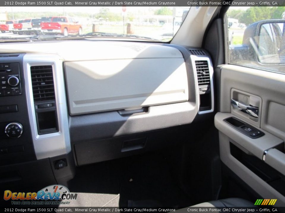 2012 Dodge Ram 1500 SLT Quad Cab Mineral Gray Metallic / Dark Slate Gray/Medium Graystone Photo #16