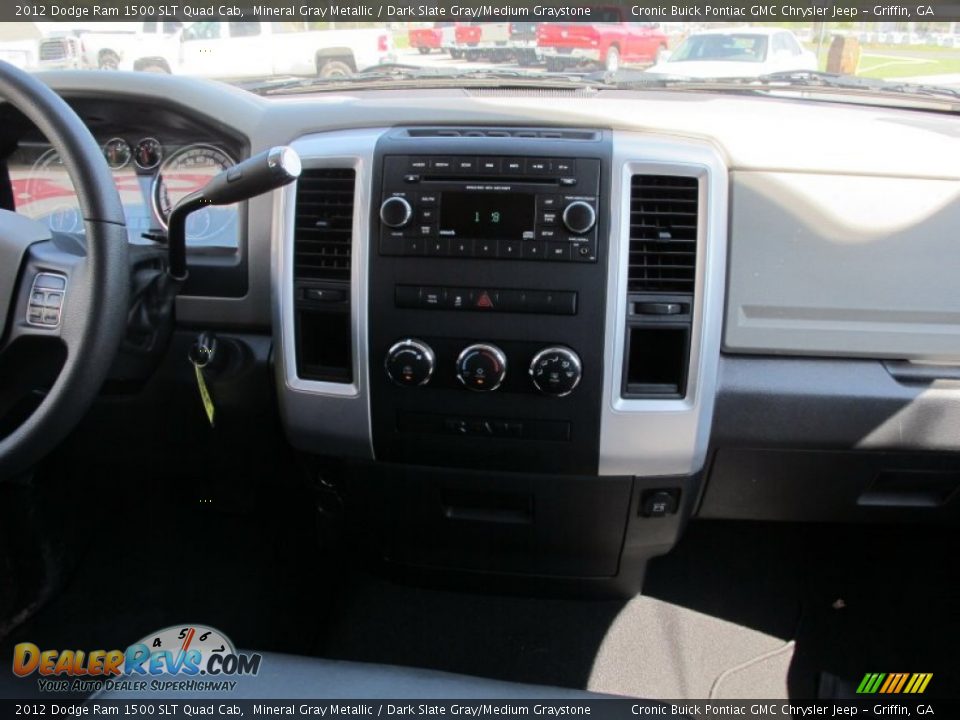 2012 Dodge Ram 1500 SLT Quad Cab Mineral Gray Metallic / Dark Slate Gray/Medium Graystone Photo #17