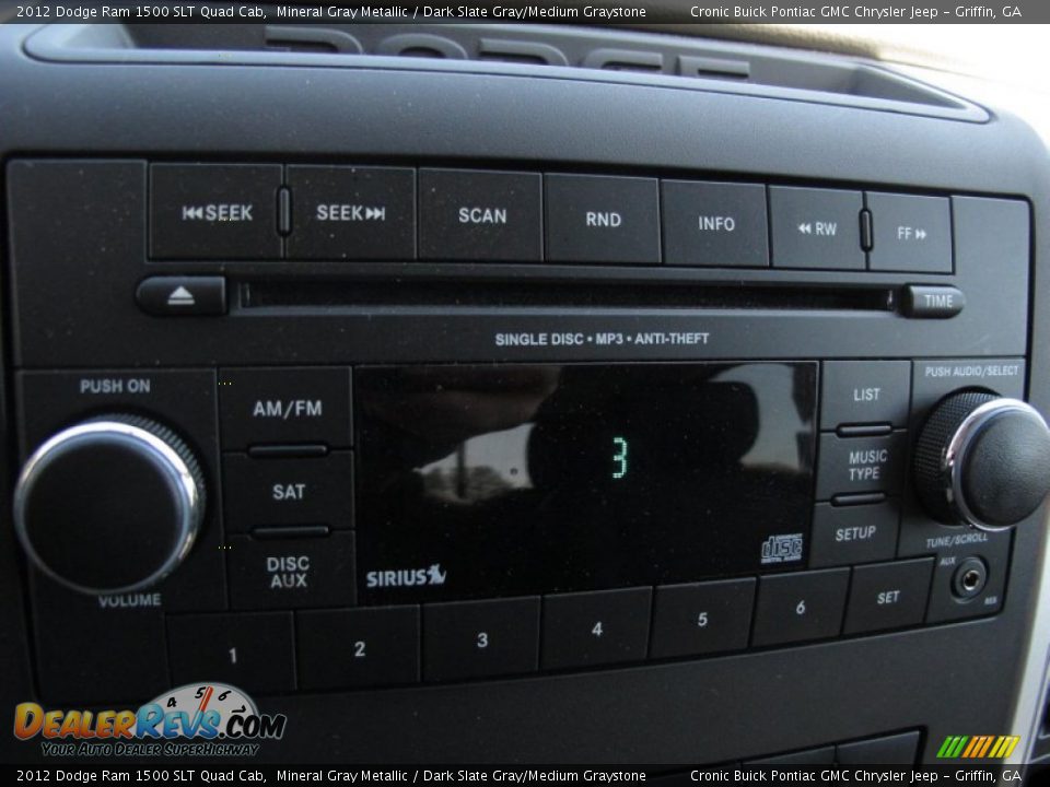 Audio System of 2012 Dodge Ram 1500 SLT Quad Cab Photo #20