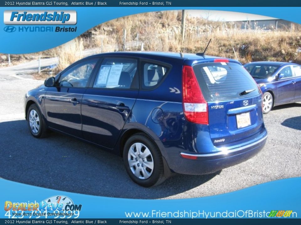 2012 Hyundai Elantra GLS Touring Atlantic Blue / Black Photo #9