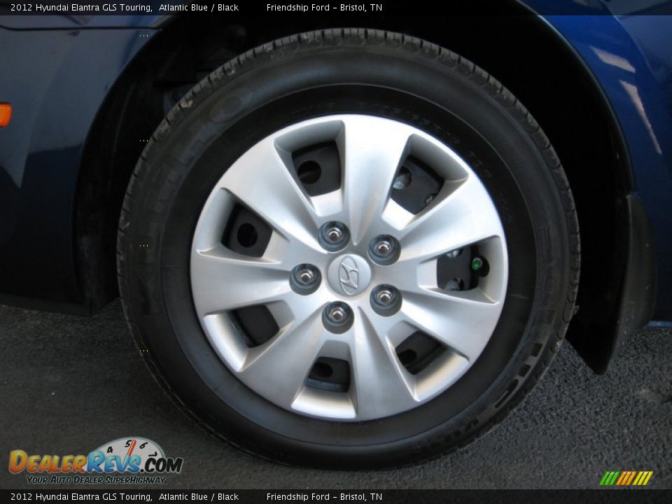 2012 Hyundai Elantra GLS Touring Atlantic Blue / Black Photo #11