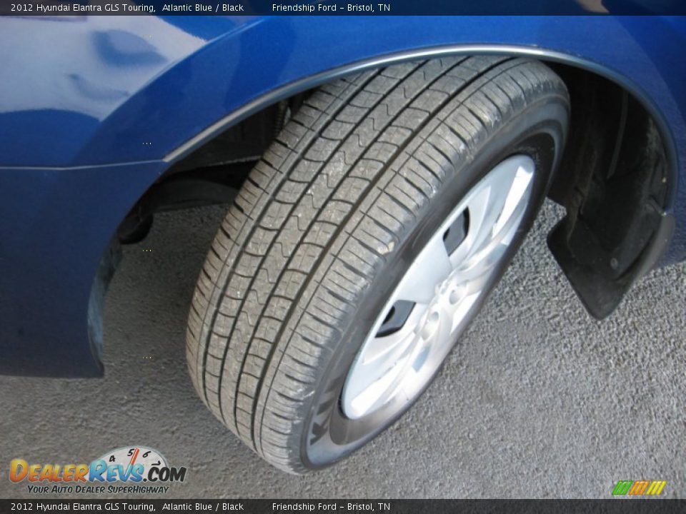 2012 Hyundai Elantra GLS Touring Atlantic Blue / Black Photo #12