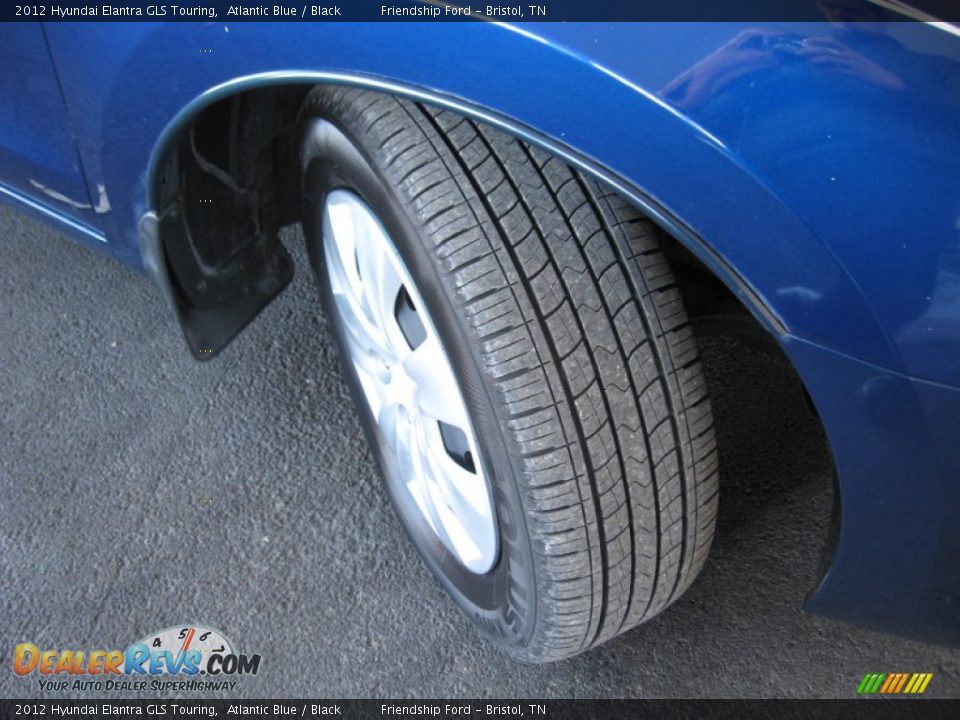 2012 Hyundai Elantra GLS Touring Atlantic Blue / Black Photo #13