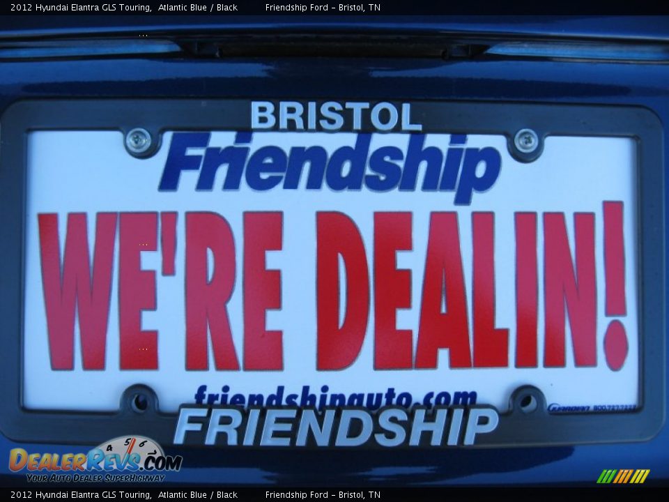 2012 Hyundai Elantra GLS Touring Atlantic Blue / Black Photo #15