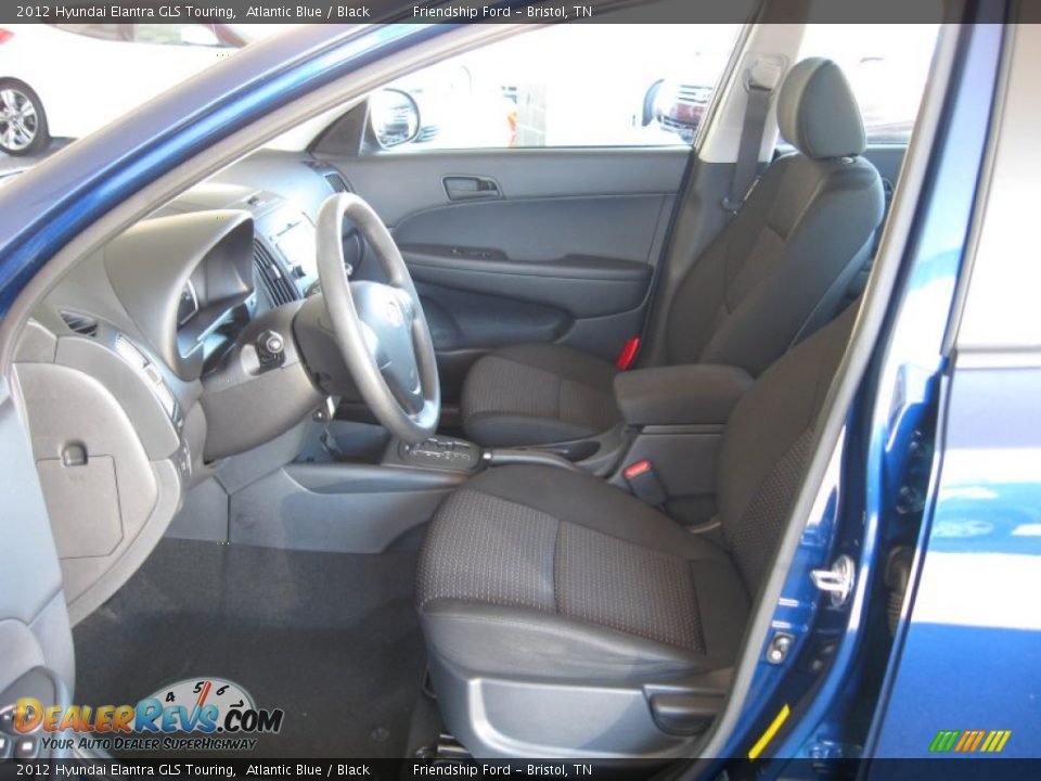 2012 Hyundai Elantra GLS Touring Atlantic Blue / Black Photo #16