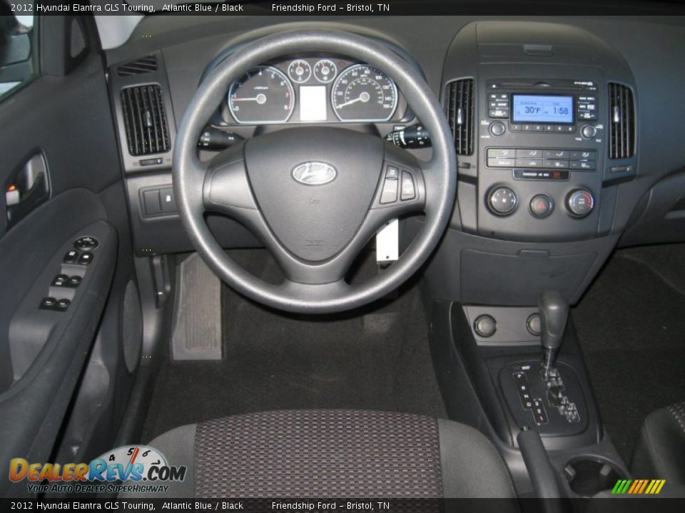 2012 Hyundai Elantra GLS Touring Atlantic Blue / Black Photo #25