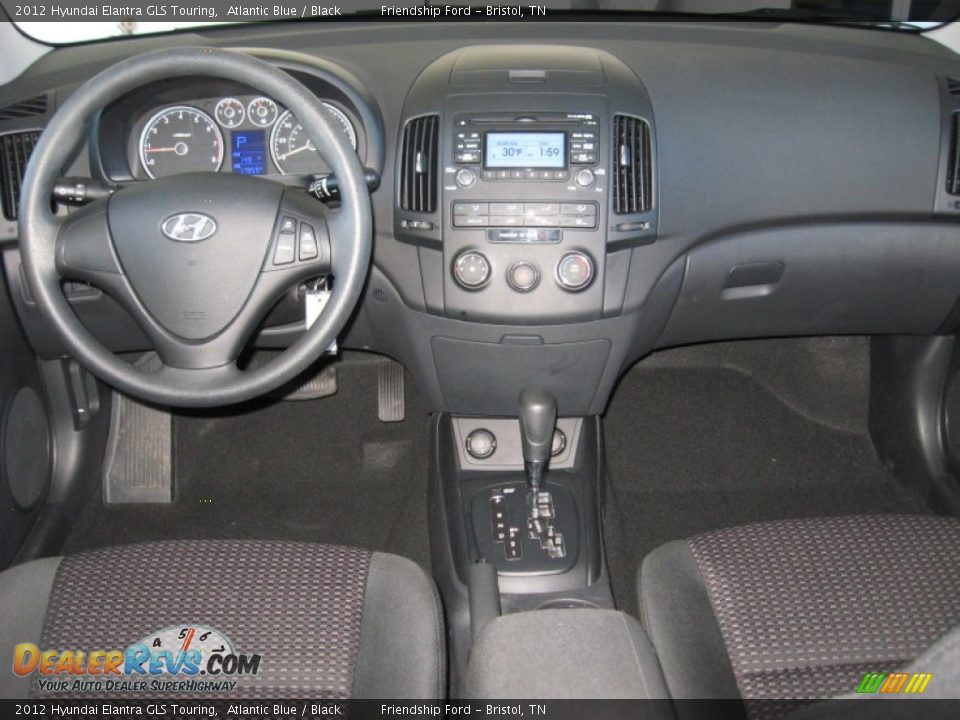 2012 Hyundai Elantra GLS Touring Atlantic Blue / Black Photo #26