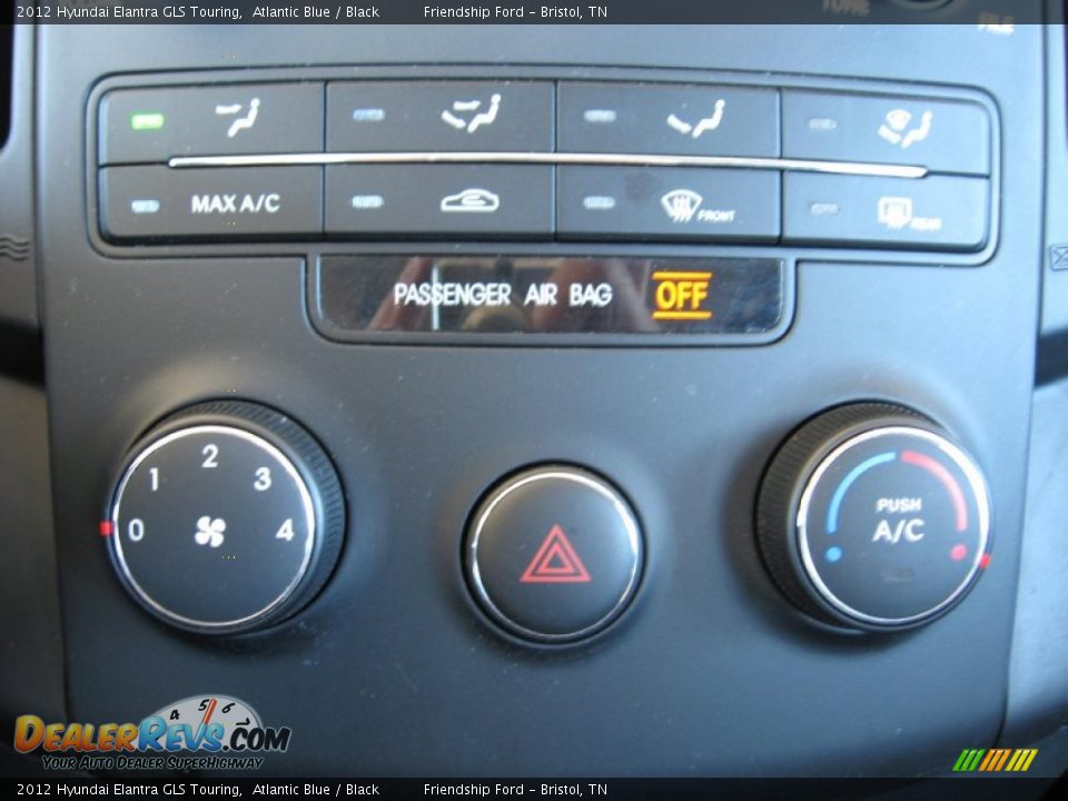 2012 Hyundai Elantra GLS Touring Atlantic Blue / Black Photo #28