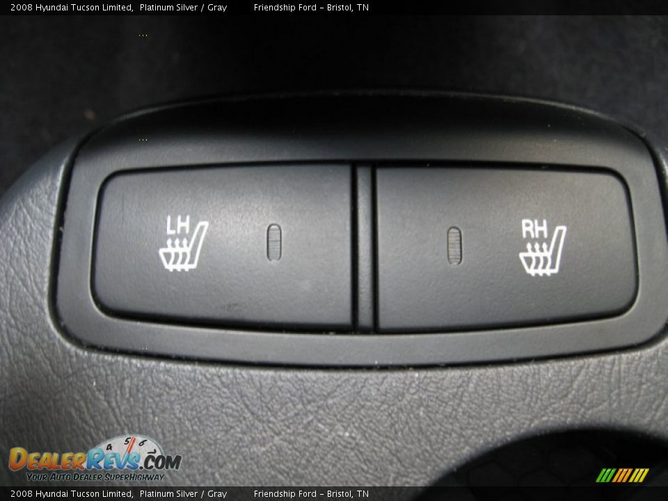 2008 Hyundai Tucson Limited Platinum Silver / Gray Photo #31