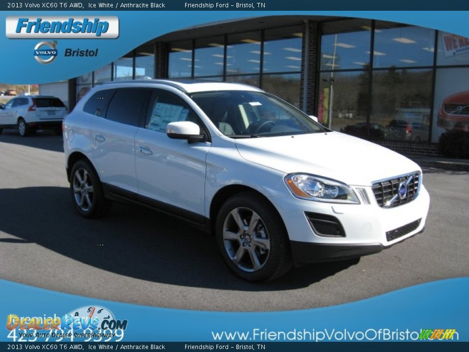 2013 Volvo XC60 T6 AWD Ice White / Anthracite Black Photo #5