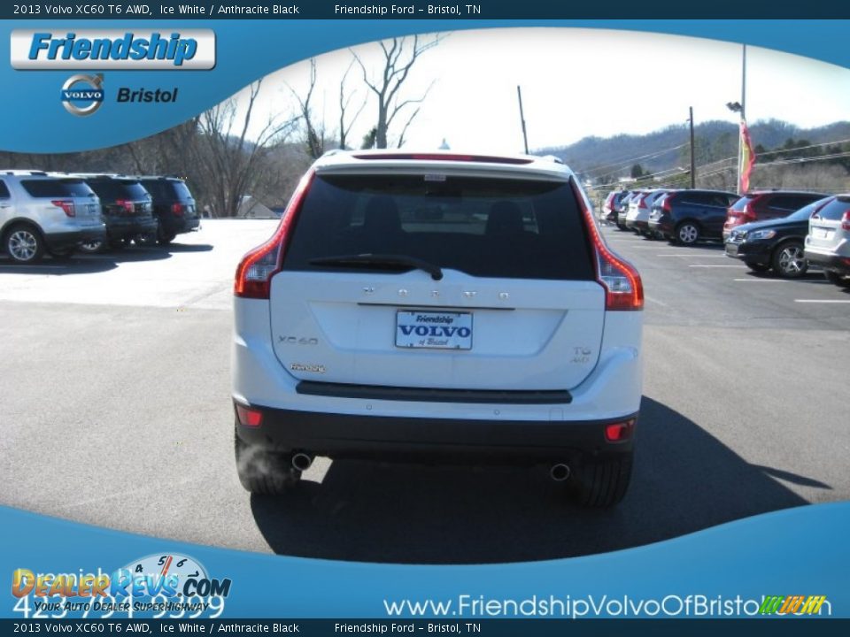 2013 Volvo XC60 T6 AWD Ice White / Anthracite Black Photo #8