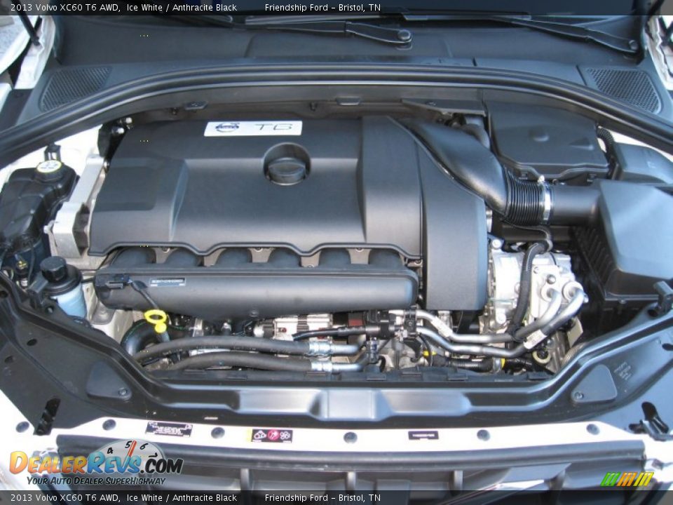 2013 Volvo XC60 T6 AWD Ice White / Anthracite Black Photo #10