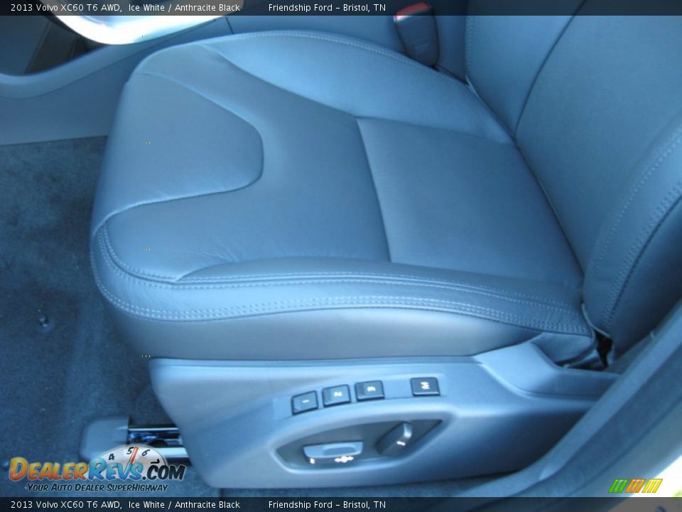 2013 Volvo XC60 T6 AWD Ice White / Anthracite Black Photo #16