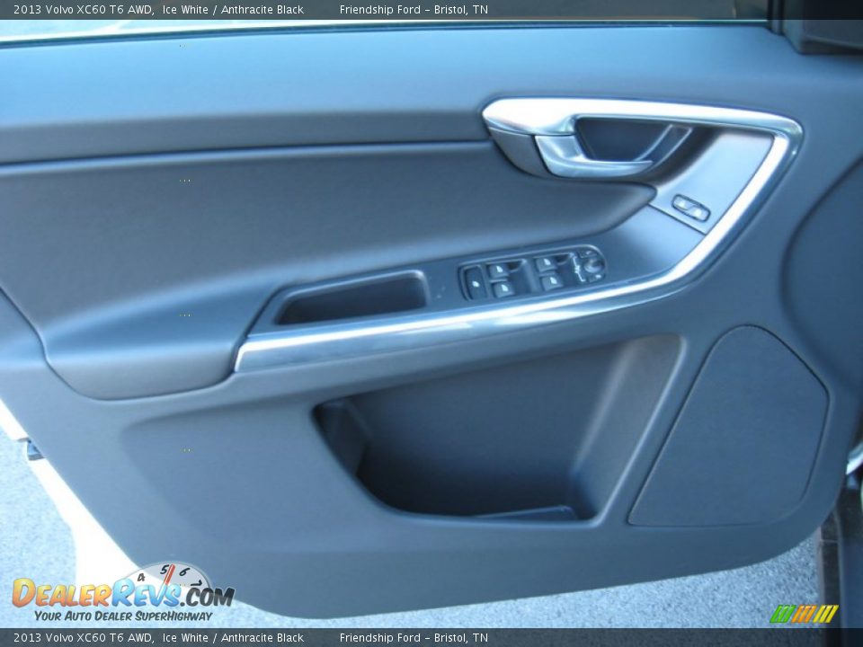 2013 Volvo XC60 T6 AWD Ice White / Anthracite Black Photo #17