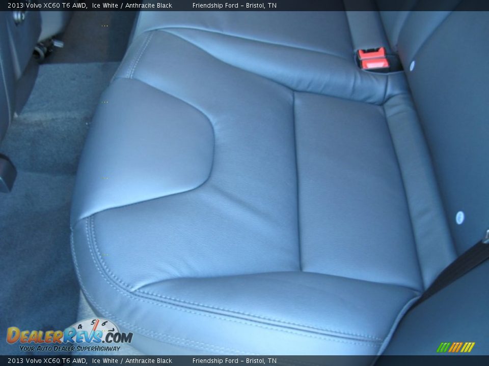 2013 Volvo XC60 T6 AWD Ice White / Anthracite Black Photo #19