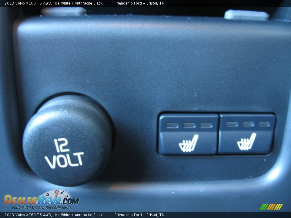 2013 Volvo XC60 T6 AWD Ice White / Anthracite Black Photo #20