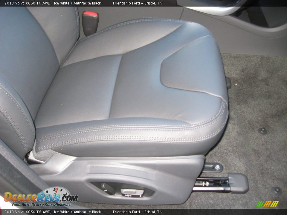 2013 Volvo XC60 T6 AWD Ice White / Anthracite Black Photo #23
