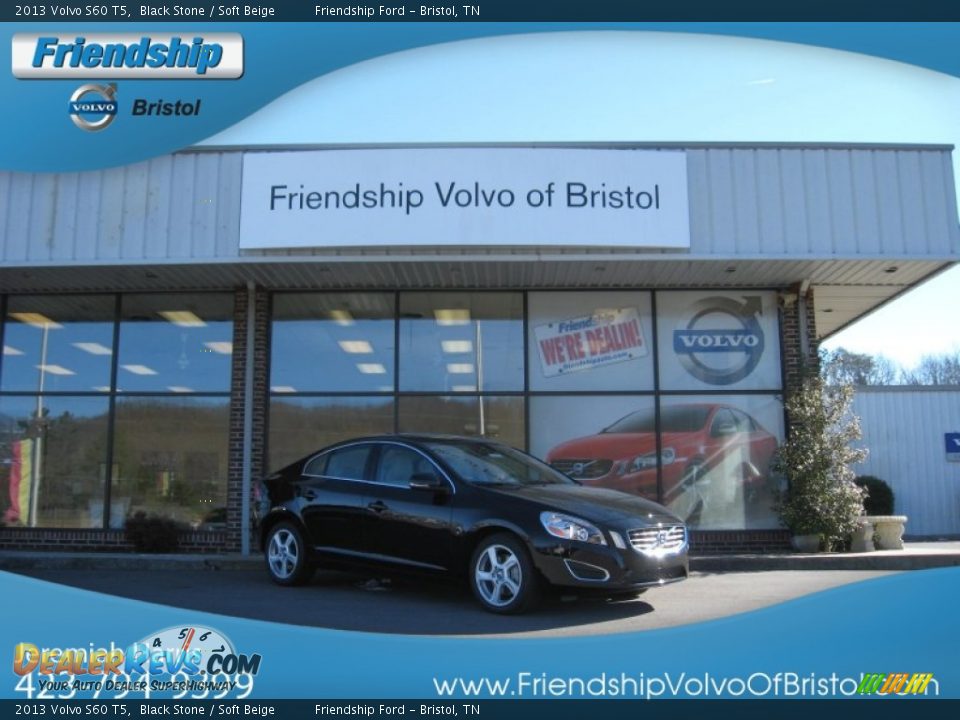 2013 Volvo S60 T5 Black Stone / Soft Beige Photo #1