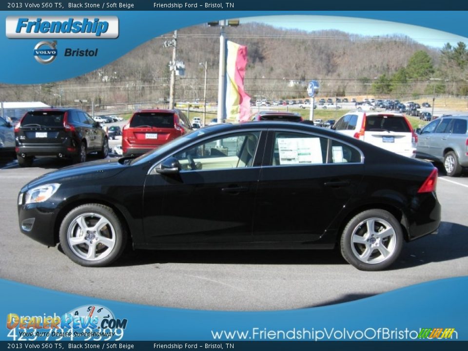 2013 Volvo S60 T5 Black Stone / Soft Beige Photo #2
