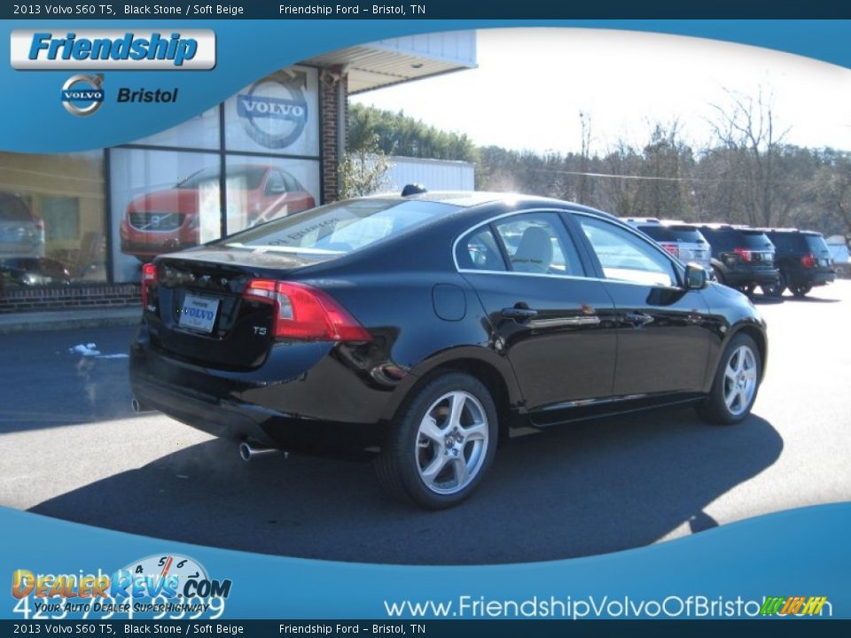 2013 Volvo S60 T5 Black Stone / Soft Beige Photo #7