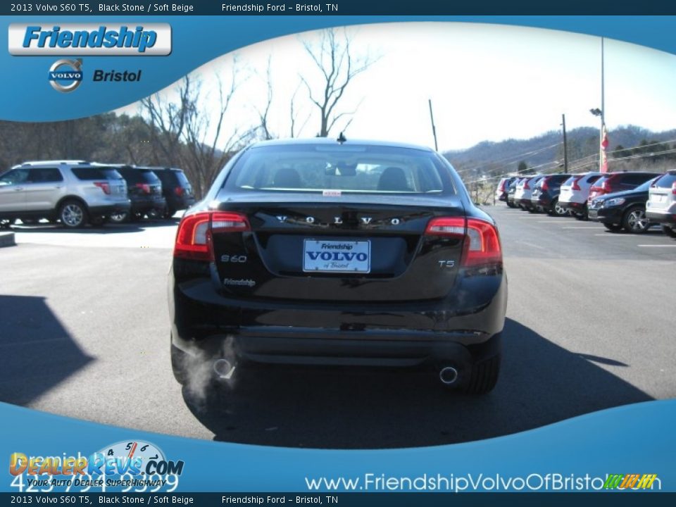 2013 Volvo S60 T5 Black Stone / Soft Beige Photo #8