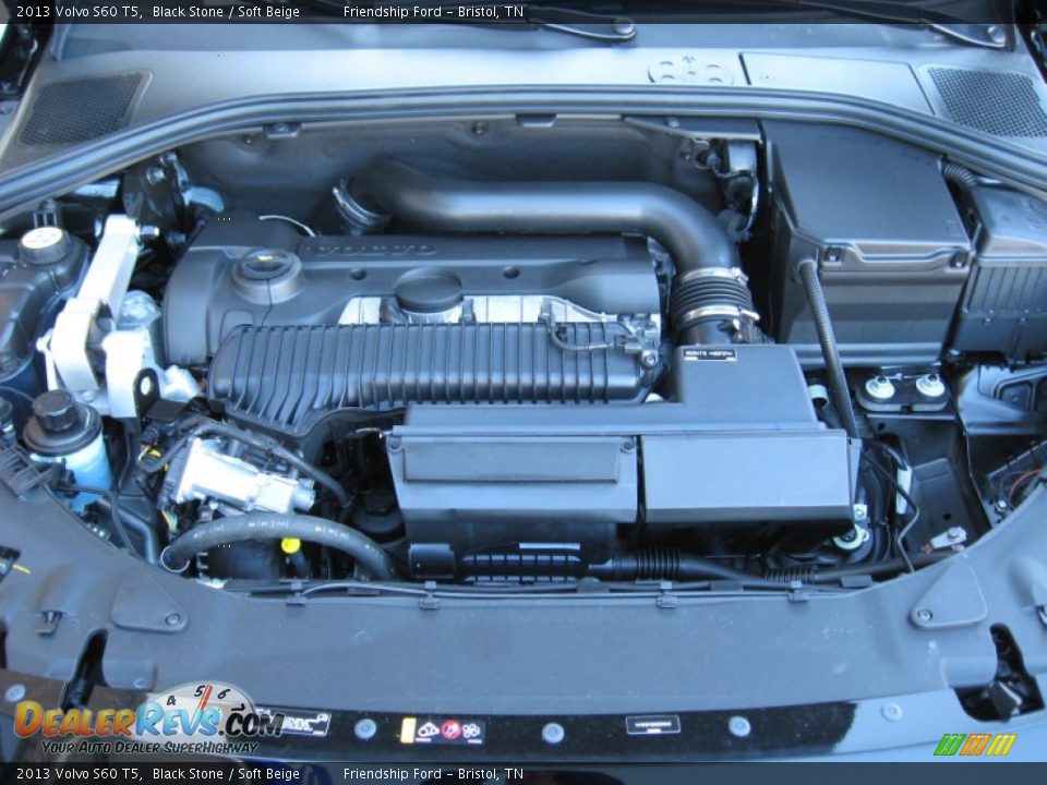 2013 Volvo S60 T5 Black Stone / Soft Beige Photo #10