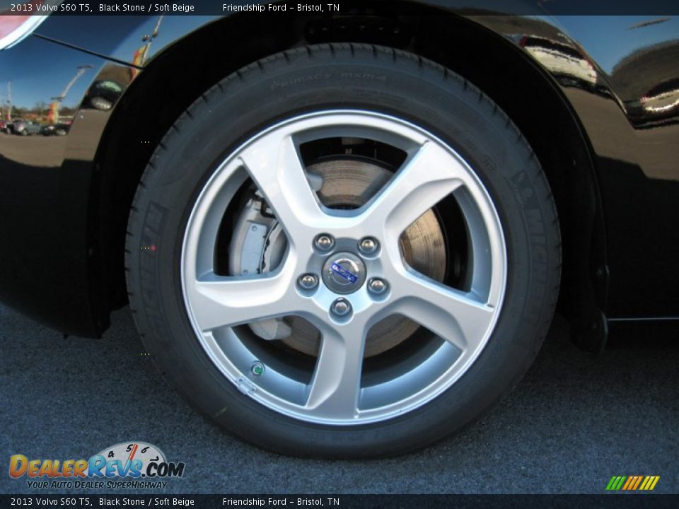 2013 Volvo S60 T5 Black Stone / Soft Beige Photo #11