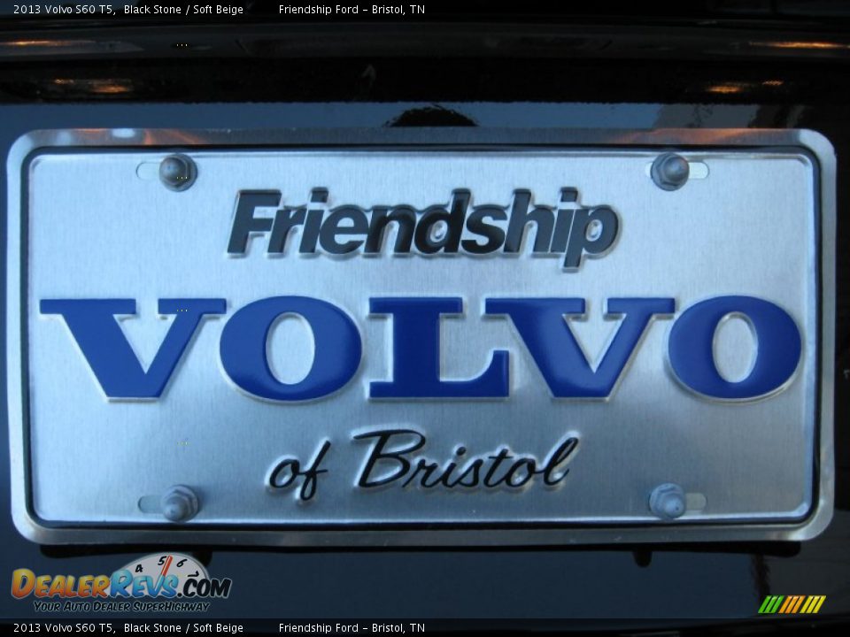 2013 Volvo S60 T5 Black Stone / Soft Beige Photo #13
