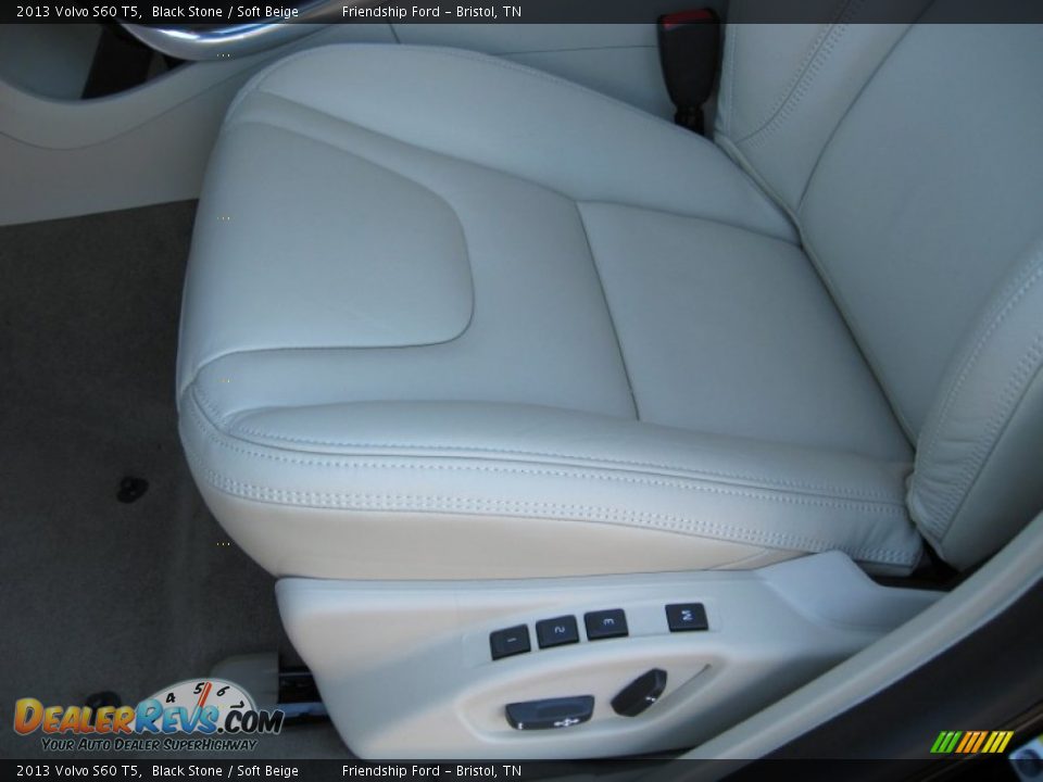 2013 Volvo S60 T5 Black Stone / Soft Beige Photo #15