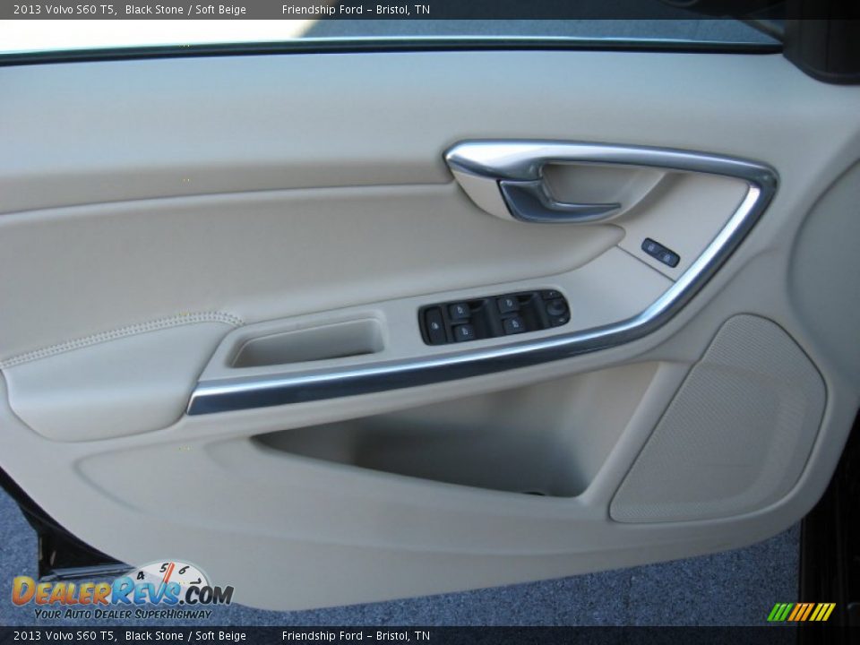 2013 Volvo S60 T5 Black Stone / Soft Beige Photo #16