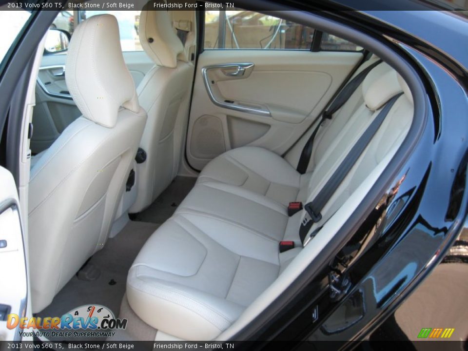 2013 Volvo S60 T5 Black Stone / Soft Beige Photo #17