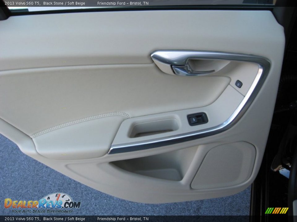 2013 Volvo S60 T5 Black Stone / Soft Beige Photo #19