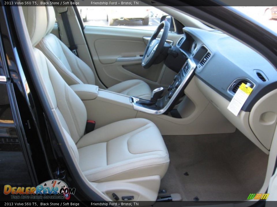 2013 Volvo S60 T5 Black Stone / Soft Beige Photo #20