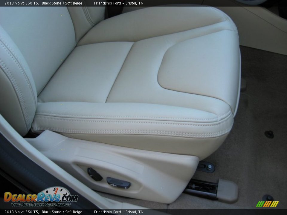 2013 Volvo S60 T5 Black Stone / Soft Beige Photo #21