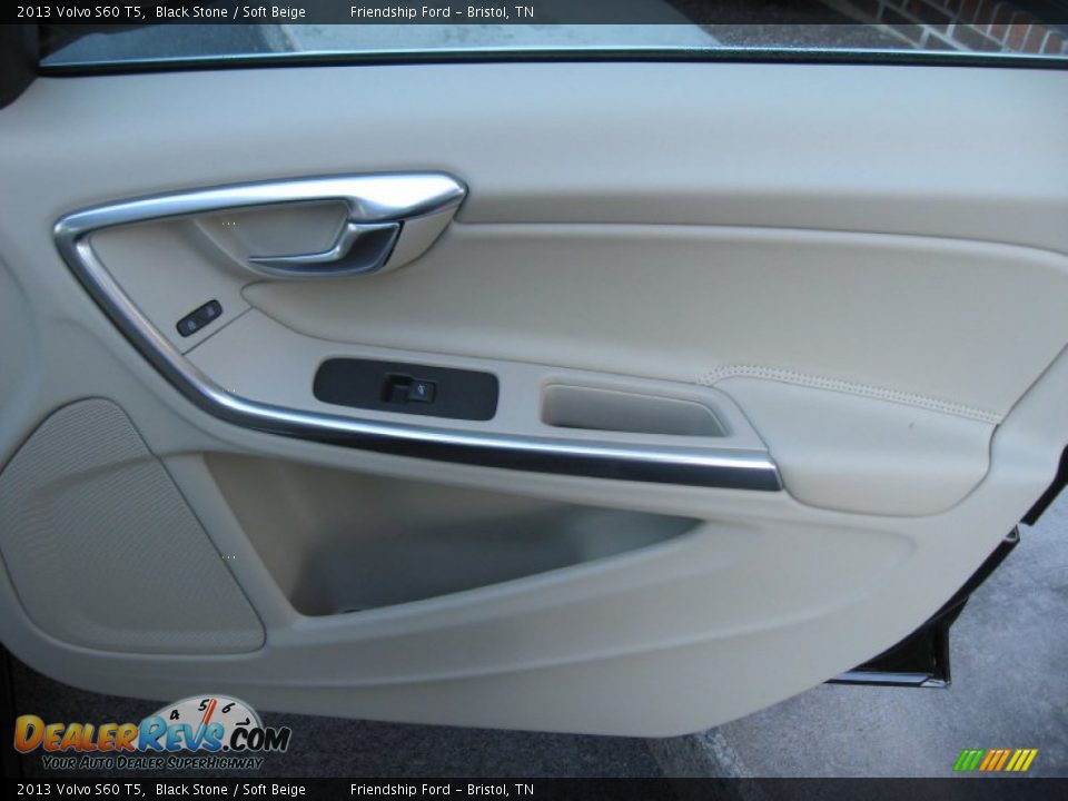 2013 Volvo S60 T5 Black Stone / Soft Beige Photo #22